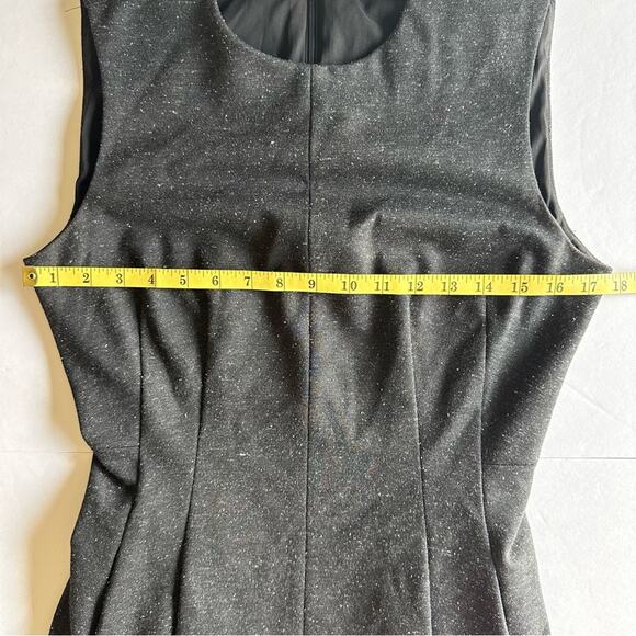 THEORY Dress Wool Blend Sleeveless Fit & Flare Speckled Gray 6 Quiet Luxury - Picture 12 of 12